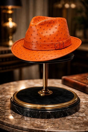 Cappello fedora pelle - fedora,