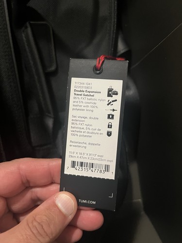 Tumi double expansion travel - expansion,