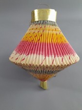 ANTICO lampione in carta da caricare portacandele trasloco carnevale anni 70