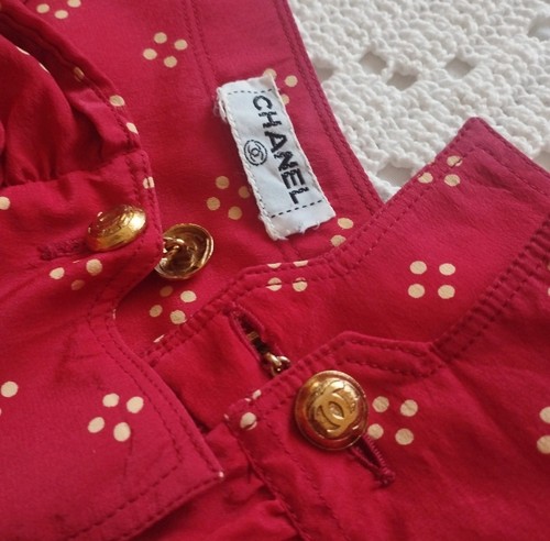 Vintage chanel shirt silk - chanel,