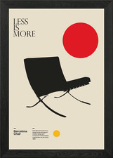Poster minimalista sedia
