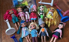 GRANDE lotto di bambole varie