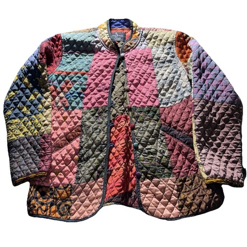 Giacca trapuntata patchwork