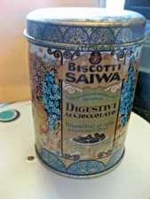 Antica latta -  BISCOTTI SAIWA  - 