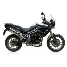 8491E TERMINALE LEOVINCE TRIUMPH TIGER 800 XC 2011-2016 LV ONE EVO INOX/CARBONIO