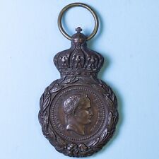 FRANCIA NAPOLEONE MEDAGLIA 1821 SANT'ELENA SPL BRONZO APPICCAGNOLO COLLEZIONE