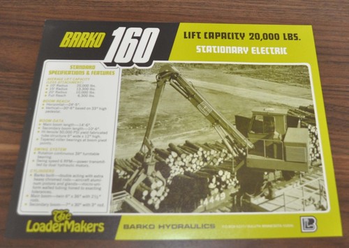 Barko 160 sollevatore logging - sollevatore,