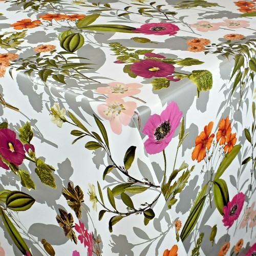 Wachstuch tischdecke blumen - wachstuch,