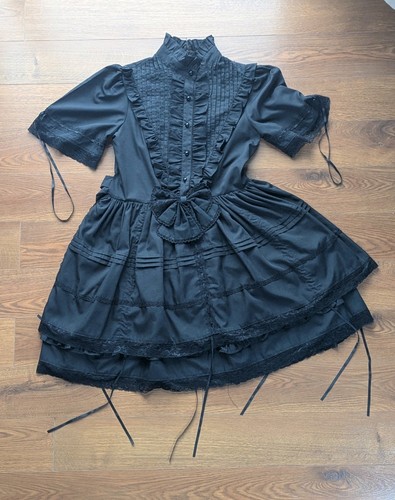 Gothic lolita mini dress lace - mini,