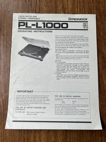 Giradischi originale pioneer - giradischi,
