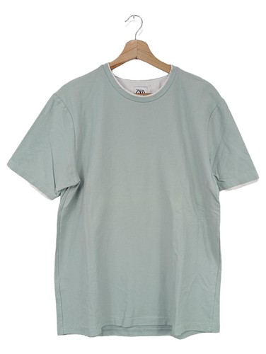 Zara shirt uomo verde basic - zara,