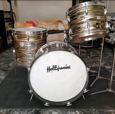 HOLLYWOOD MEAZZI Fantastica Batteria CASSA 20"- TOM 13"-TIMPANO 16" Rullante 14"