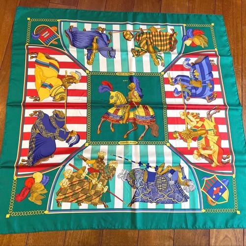Sciarpa seta hermes chocs - seta,