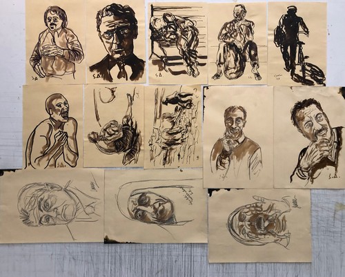 Vecchi disegni a china - , 13