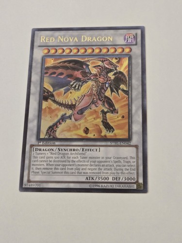 Yugioh red nova dragon - dragon, 1st