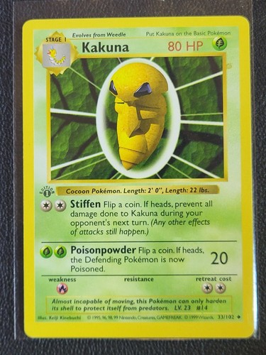 Pokemon tcg kakuna 1st - pokemon,