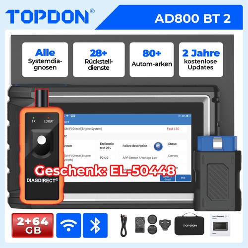 Topdon ad800 auto obd2 - topdon,