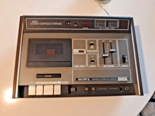Piastra cassette vintage sony - vintage,
