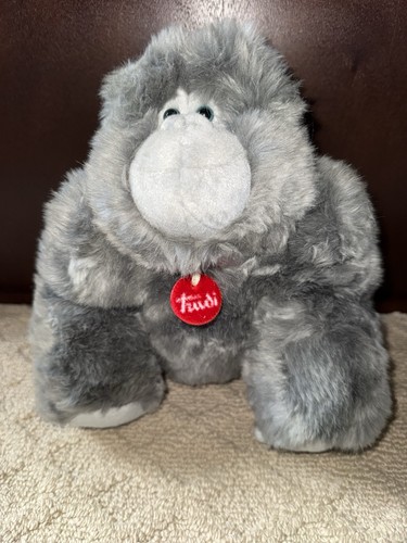 Peluche trudi grigio gorilla - peluche,