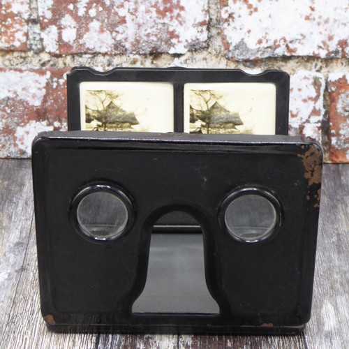 Antique vintage stereoscope - antique,