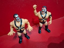 Action Figure WWF Wrestling COPPIA DEMOLITION AX E SMASH Titan Sports anni '90