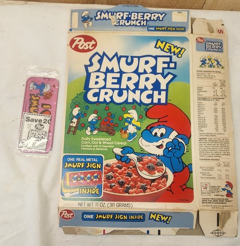 Scatola cereali puffo berry - cereali,
