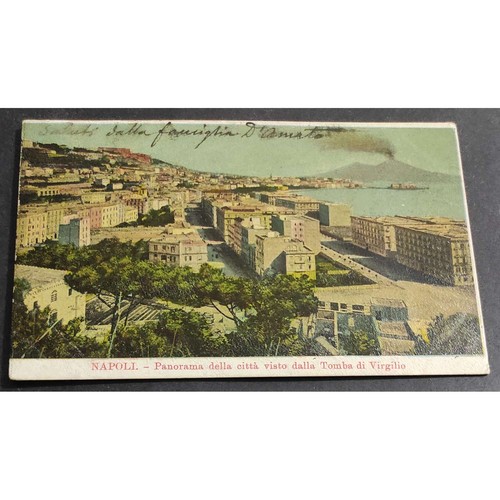 Cartolina napoli panorama - cartolina,