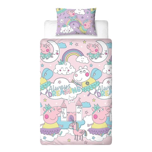 Set copripiumino peppa - peppa, pig