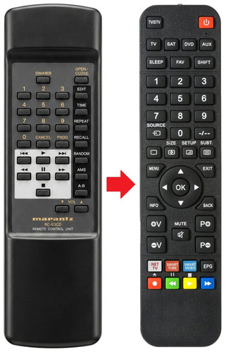 Telecomando adatto per marantz - telecomando,