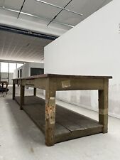 Antico Tavolo Da Lavoro Sartoria Industriale