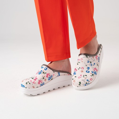 Zoccoli donna fiori - , medico