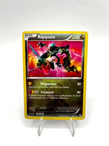 Carta pokemon rayquaza - rayquaza, 128/124