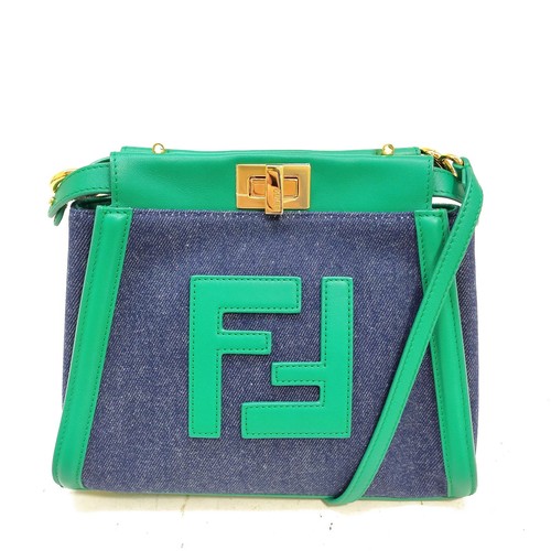 Fendi crossbody bag - bag, denim