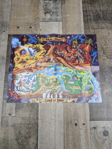 Poster mappa might and - might, magic