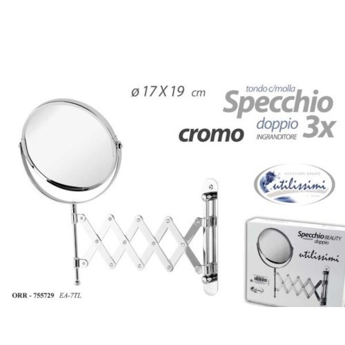Specchio parete con molla - da, 2