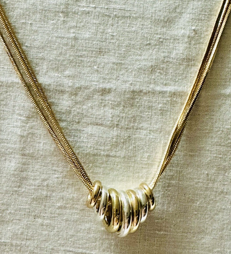 Collana catena multifilo tono