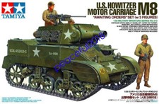 Tamiya 35312 1/35 kit modellino militare seconda guerra mondiale USA Howitzer carrozza motore M8 Scott