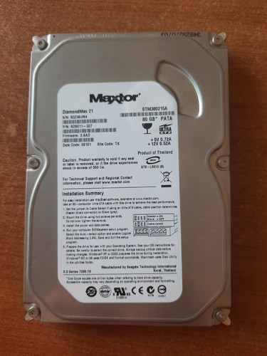 Hard disk maxtor - disk,