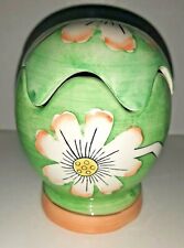 Porta candela lanterna tea light portalumino ceramica verde decorazione casa