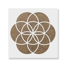 Stencil seed life pittura - stencil, of