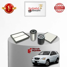 KIT TAGLIANDO 4 FILTRI KIA SORENTO 2.5 CRDI 103KW 140CV DAL 2002 ->