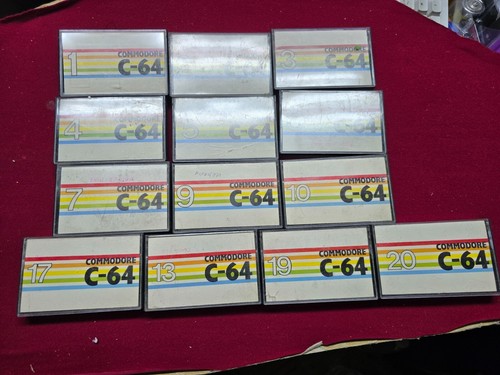 Lotto cassette commodore - 13,