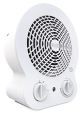 Stufetta Elettrica Termoventilatore ARGO Bianco Caldo 2000 Watt Stufa Casa Bagno