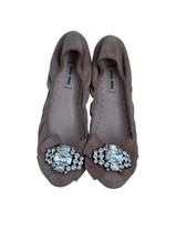 Miu Miu Taupe Scamosciato