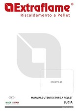 Manuale d'uso utente caldaia pellet Nordica Extraflame LUCIA