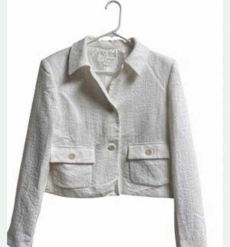 Giacca zara bianca cropped con - giacca,
