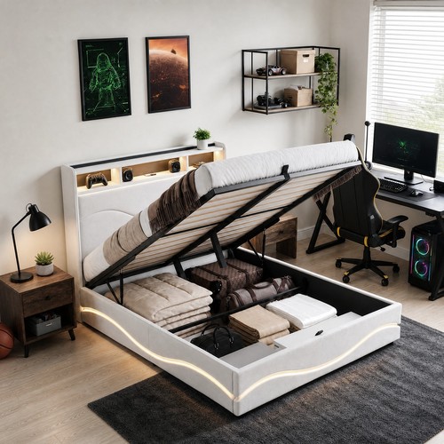 Letto imbottito matrimoniale