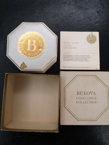 Bulova vintage box scatola - bulova,