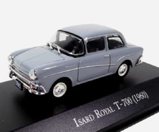 SALVAT 1/43 1960 ISARD ROYAL T700 T-700 MINI CAR (BASATO SU VETRO/GOGGOMOBIL) GRIGIO