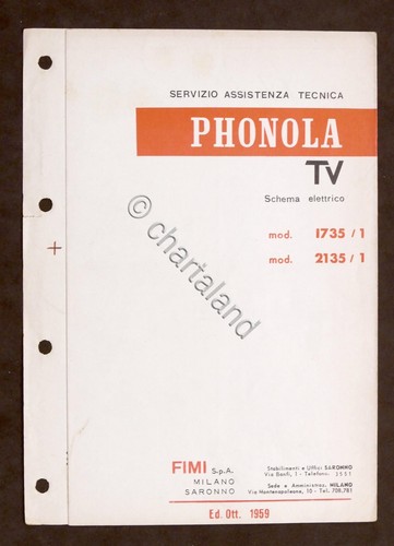 Radiotecnica phonola - phonola, tv